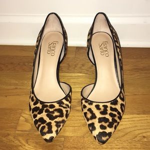 Deluxe Genuine Calf Hair d’Orsay Wedge Pump